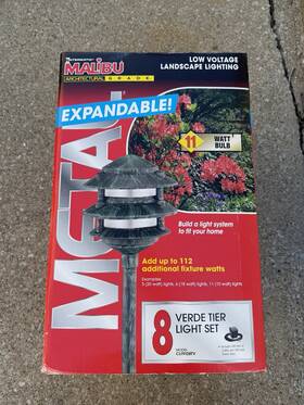 Cl19128tv Malibu Intermatic Architectural Grade Metal Landscape Lights 8 Tier Power Pack