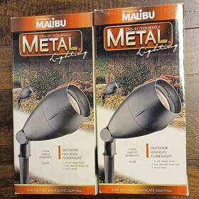 Cl508 Malibu Outdoor Halogen Flood Light Metal Low Voltage 35w Landscape New