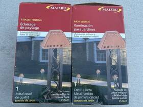 Cs7ac1 Malibu Lot Of 2 Pieces Low Voltage Landscape Path Lighting Comes As Show