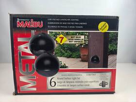 Lt80706t Malibu Intermatic 6 Round Surface Light Set Low Voltage Brand New