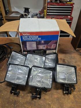 Lv8066t Malibu Intermatic Low Voltage Outdoor Floodlights Set Of 6 Usa