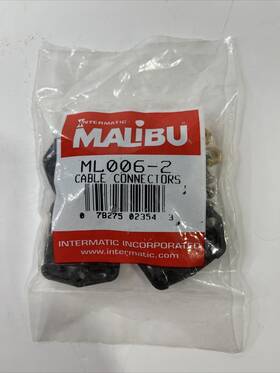Ml006-2 Malibu Intermatic Low Voltage Cable Connectors 2 Pack New