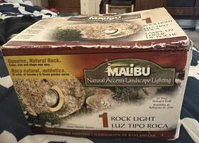 Na320 Malibu New Intermatic Low Voltage Genuine Natural Rock Landscape Light