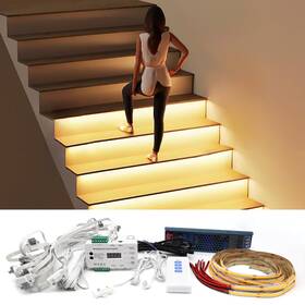Step-09-hb300 Maliigaza Intelligent Motion Sensor Led Stair Light Kit With Main Wire& Daylight