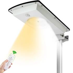 Malitupy 732140655337 Solar Street Lights Outdoor Cool White/warm White Light Dusk To