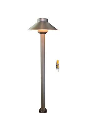 22.9ftfth Malory 850050261605 Low Voltage Pathway Lights Brass 1-pack With G4 Bulb Landscape Ligh