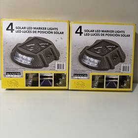 Manor House 241870649620 New-manor Deck/driveway/stairway Led Solar Marker Lights - Set Of 8