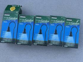 Lv11002-bk Manor House 627442003798 Lot Of 5 Pcs Garden Lighting 10w Tulip Landscape Light