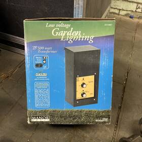 Lv11067-0437-01 Manor House 500w Low-voltage Garden Landscape Lighting Transformer 12vac Timer Motion Sensor