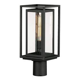 40660cdbk Maxim 40660 Cabana Vx 17 Inch Tall Post Light - Black