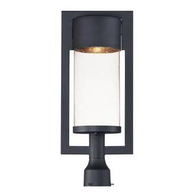 55890bgbk Maxim 55890bg Focus 22 Inch Tall Led Outdoor Single Head Post Light - Black