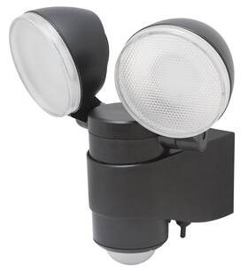 43218rs Maxsa Innovations 857170005638 Battery-powered Motion-activated Dual-head Led Spotlight Black