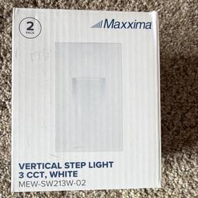 Mew-sw213w-02 Maxxima Vertical Step Light 3 Cct White