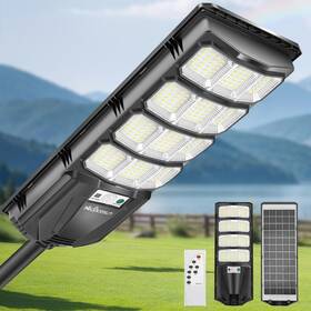 Mfs-sd12 Mcfacesun Solar Lights Outdoor-6500k 16000lm Led Street Light Ip66 Waterproof St