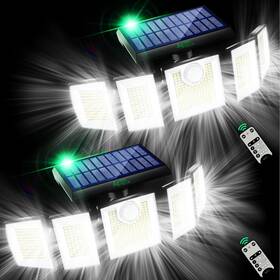 Mdcmdcm 744110340037 Solar Lights Outdoor Waterproof Motion Sensor - 416 Leds 3000 Lumens Super Brigh