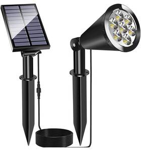 Meihong 613852732328 Solar Spot Lights For Ooutside Waterproof Landscape Dusk To Dawn