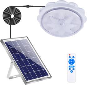 Meihong 613852772157 Solar Lights Indoor Home Shed Porch Ceiling Light White