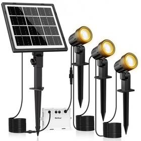 Mh-sl-sp03 Meihua Solar Spot Lights Outdoor 3 In 1 Landscape Spotlights 2700k Warm White