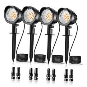 Dsta0701 Meike International 7w Low Voltage Led Landscape Lights 800lm 12v Outdoor 4 Pack