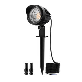 Meikee 910088999551 7w Led Landscape Lights Low Voltage Outdoor Spotlight With Connectors Warm W