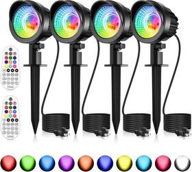 Asta15 Meikee 15w Rgb Outdoor Led Spotlight Ac 120v Color Changing Landscape Lights