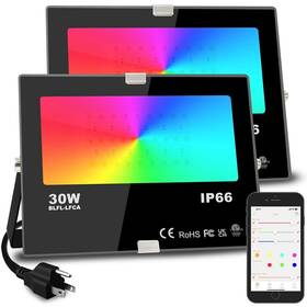 300w Melpo 658848914814 Led Flood Light Equivalent 3000 Lm Outdoor Color Changing Stage Lan