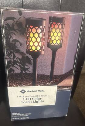 10722-fe-2bz Members Mark Led Pathway Light Pair - Oil-rubbed Bronze