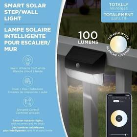 Mic-ob017-101w Merkury Smart Solar Step/wall Light - Sr