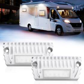 Mic-06-201 Mictuning 2pcs Rv Exterior Led Porch Utility Light 12v 750lm 6300k Awning Lights