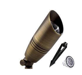 4336507824 Mik Solutions Led Spot Lights Outdoor 105 Landscape Light 7w Mr16 Bulb - Solid Brass Me