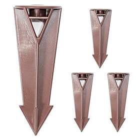 Mik Solutions 698869073190 Plastic Ground Landscape Light Stake By Heavy Duty Direct Buria