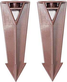 Mik Solutions 705353915437 Plastic Ground Replacement Landscape Light Stake Heavy Duty Direct Burial