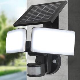 2t-6500k-2 Mille Lucciole Solar Outdoor Lights 1000lm 50 2 Led Security Heads Motion Sensor