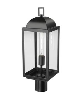 194201-pbk Millennium Lighting 194201 Beaufort 22 Inch Tall Post Light - Black