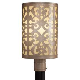 1496-252-pl Minka Lavery - Nanti 1 Light Outdoor Post Mount 18.5 Inches Tall By 9.5