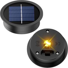 Slr-700 Misawce 2 Pack Solar Light Replacement Tops 2.76 Inch Top 2.36 Bottom Waterproof