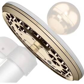 Misopily 313046727795 Luxury Gold 26 Led Solar Powered Waterproof Flag Pole Light Continuous Lighting