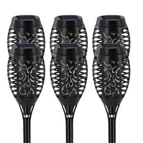 Misopily 744110259742 Outdoor Flickering Flame Solar Torch Lights Waterproof For Garden Pathway Patio
