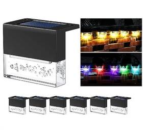 Mitopdeal-led-solar-6p Mitopdeal 6 Pack Led Solar Deck Lights Waterproof Warm White/color Changing