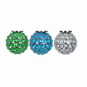 27731 Moonrays 12 Pack - Solar Hanging Ball Light Acrylic Assorted Colors