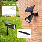 Mp06puus61ab Unbranded Solar Power Spotlight Garden Lawn Lamp Lights Outdoor Waterproof