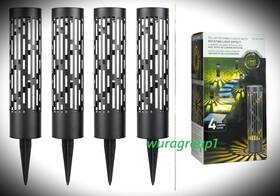 1972139 Msm-ax 50l Rotating Solar Bollard Pathway Lights 4 Pack Dusk To Dawn