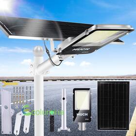Much 600685534953 Commercial Solar Street Lights Outdoor Dusk To Dawn Security With Pole
