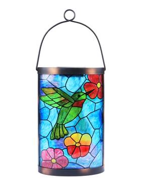 Mumtop 778365724380 Hanging Solar Lantern Outdoor Decorative Waterproof Led Hummingbird Lig