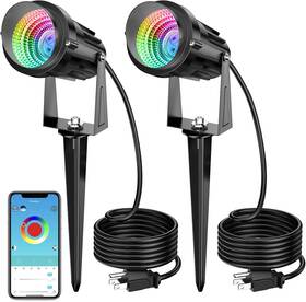 Ms-15wbsl Musuger 1500lm Led High Brightness Outdoor Landscape Lighting 15w Rgb Color Changing