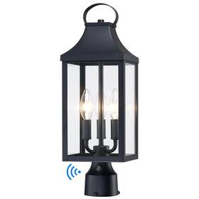 My-pl104a-bk-1 Myhxq 18.62ftft Dusk To Dawn Post Light Outdoor Large 3-light Lamp Fixtur