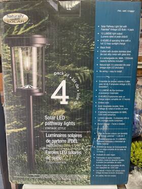 Gtx4901-us Natural Solar 843583103849 Gt Vintage Style Led Bulb 1 5 Lumen Pathway Lights 4pack . New