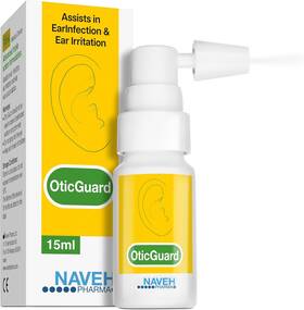 Naveh Pharma Ltd 313056758796 Otic Guard - Natural Ear Spray Drops Organic Herbal Sweet Oil