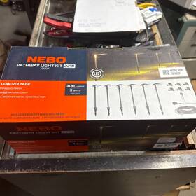 Neb-lsp-0002 Nebo 645397939412 Pathway Light Kit 22w 6pc Espresso Finish Landscape Led New