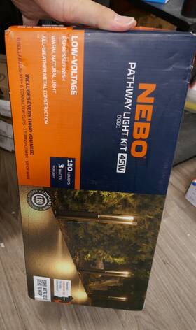 Neb-lsp-0001 Nebo Pathway Light Kit 45w Low Voltage Led Bollard 6-pk Pky005617 #sh2